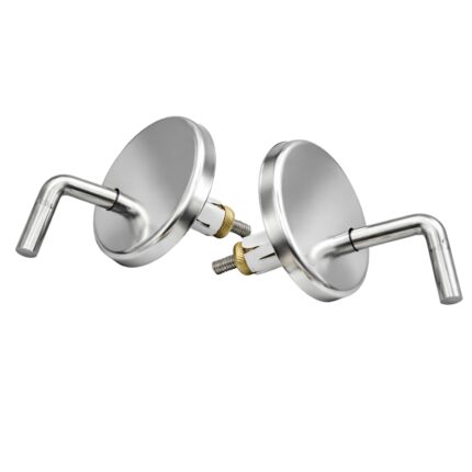 Cerniere regolabili Orbit per copriwater termoindurenti fissaggio dall'alto