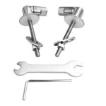 Cerniere fisse Soft Close Hammer per copriwater termoindurenti fissaggio dall'alto