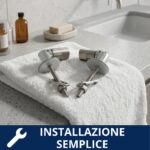 Cerniere fisse Soft Close Hammer per copriwater termoindurenti fissaggio dall'alto - immagine 3