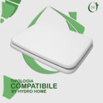 Copriwater Novecento Pozzi Ginori legno rivestito in resina poliestere bianco - immagine 3