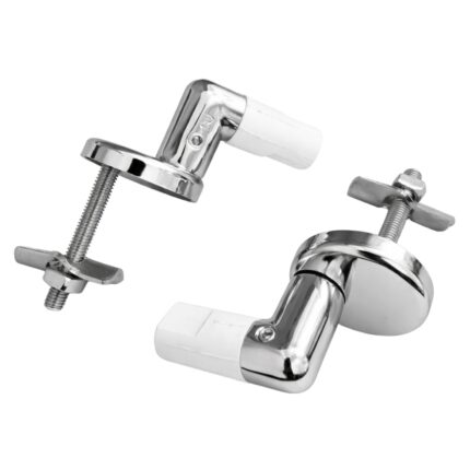 Cerniere regolabili Hammer per copriwater termoindurenti fissaggio dall'alto