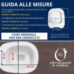 Copriwater One Rak Ceramics Slim Soft Close termoindurente bianco come originale - immagine 5