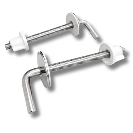 Cerniere fisse Kratos per copriwater termoindurenti fissaggio dal basso