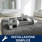 Cerniere regolabili Soft Close Eco per copriwater termoindurenti fissaggio dal basso - immagine 3