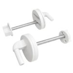 Cerniere regolabili Snow per copriwater termoindurenti fissaggio dal basso