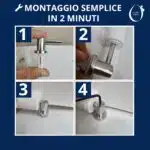 Copriwater Join Lungo Pozzi Ginori termoindurente bianco Come Originale - immagine 6