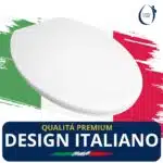 Copriwater Join Lungo Pozzi Ginori termoindurente bianco Come Originale - immagine 7