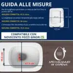Copriwater Novecento Pozzi Ginori Soft Close termoindurente bianco Come Originale - immagine 5
