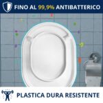 Copriwater Verso Comfort Catalano termoindurente bianco Come Originale - immagine 3