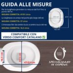 Copriwater Verso Comfort Catalano termoindurente bianco Come Originale - immagine 5