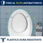 Copriwater Polis Catalano termoindurente bianco come originale - immagine 3