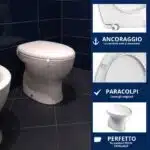 Copriwater Polis Catalano termoindurente bianco come originale - immagine 4