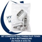 Kit paracolpi in gomma per copriwater termoindurente multi spessore - immagine 10