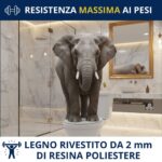 Copriwater Disabili Originale Evolution Aperto Sanitosco legno rivestito in resina poliestere bianco - immagine 4