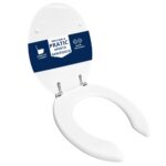 Copriwater Disabili Originale Pratic Aperto Sanitosco legno rivestito in resina poliestere bianco