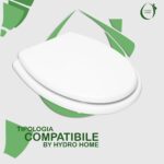 OCCASIONE, piccolo difetto - Copriwater Loft Hidra legno rivestito in resina poliestere bianco - immagine 4