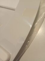 OCCASIONE, piccolo difetto - Copriwater Loft Hidra legno rivestito in resina poliestere bianco - immagine 2