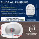 Copriwater Liuto Ideal Standard termoindurente bianco Soft Close - immagine 5