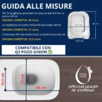 Copriwater Q3 Pozzi Ginori Soft Close termoindurente bianco Come Originale - immagine 5