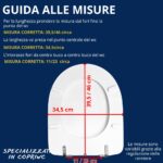 Copriwater Altair Jacob Delafon legno rivestito in resina poliestere bianco - immagine 3