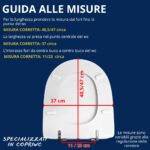 Copriwater Antares Jacob Delafon legno rivestito in resina poliestere bianco - immagine 3