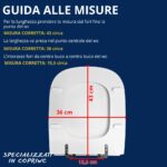 Copriwater Arcadia Bellavista legno rivestito in resina poliestere bianco - immagine 3