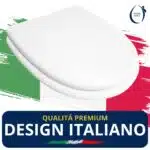 Copriwater Boreal Sangra legno rivestito in resina poliestere bianco - immagine 6