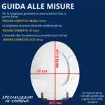 Copriwater Cetus Sanindusa legno rivestito in resina poliestere bianco - immagine 3