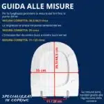Copriwater Europa Sangra legno rivestito in resina poliestere bianco - immagine 3