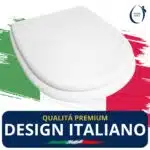 Copriwater Europa Sangra legno rivestito in resina poliestere bianco - immagine 6