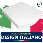 Copriwater Hall Roca legno rivestito in resina poliestere bianco - immagine 6