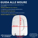 Copriwater Giralda Roca legno rivestito in resina poliestere bianco - immagine 3