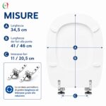 Copriwater Tesi Ideal Standard legno verniciato Bianco I.S. economico - immagine 2