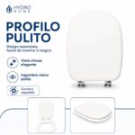 Copriwater Tesi Ideal Standard legno verniciato Bianco I.S. economico - immagine 7