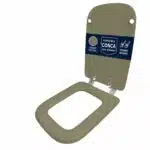 Copriwater Conca Ideal Standard legno rivestito resina poliestere come originale - immagine 5