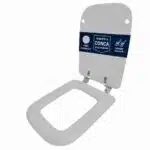 Copriwater Conca Ideal Standard legno rivestito resina poliestere come originale - immagine 12