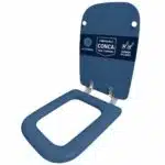 Copriwater Conca Ideal Standard legno rivestito resina poliestere come originale - immagine 16