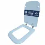 Copriwater Conca Ideal Standard legno rivestito resina poliestere come originale - immagine 17