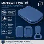 Copriwater Conca Ideal Standard legno rivestito resina poliestere come originale - immagine 36