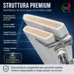 Copriwater Conca Ideal Standard legno rivestito resina poliestere come originale - immagine 40