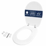 Copriwater Liuto Ideal Standard legno verniciato Bianco economico