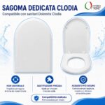 Copriwater Clodia Dolomite termoindurente bianco - immagine 6
