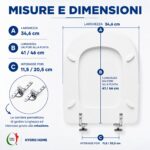 Copriwater Gemma 2 Dolomite legno verniciato Bianco economico - immagine 2