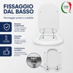 Copriwater Gemma 2 Dolomite legno verniciato Bianco economico - immagine 4
