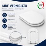 Copriwater Gemma 2 Dolomite legno verniciato Bianco economico - immagine 5