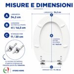 Copriwater Ellisse Ideal Standard legno verniciato Bianco EUR economico - immagine 2