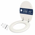 Copriwater Ellisse Ideal Standard legno verniciato Bianco I.S. economico