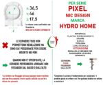 Copriwater Pixel Nic Design termoindurente bianco come originale - immagine 2
