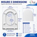 Copriwater Esedra Ideal Standard termoindurente bianco - immagine 2