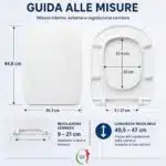 Copriwater I.Life A Ideal Standard termoindurente bianco Sgancio Rapido - immagine 3